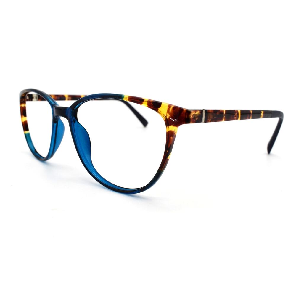 Bio Eyes Iris BE46 LBLUT Cold Insert 52-16-140 Eyeglasses FRAMES ONLY -VERY GOOD